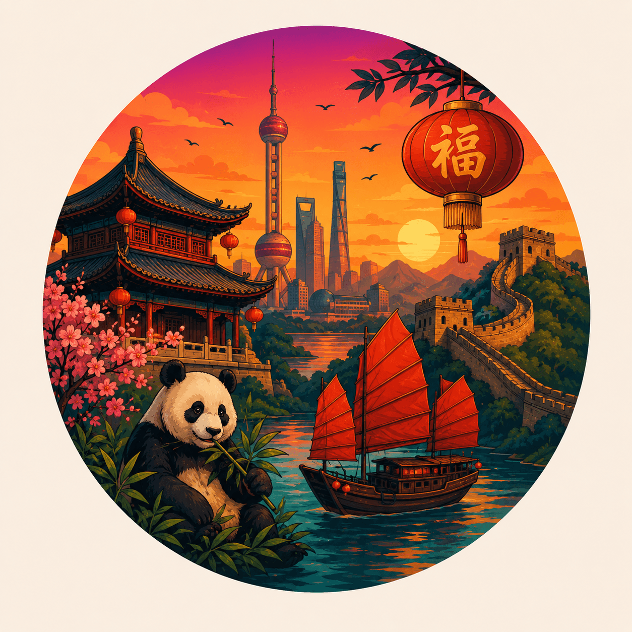 Hong Kong to Beijing, China