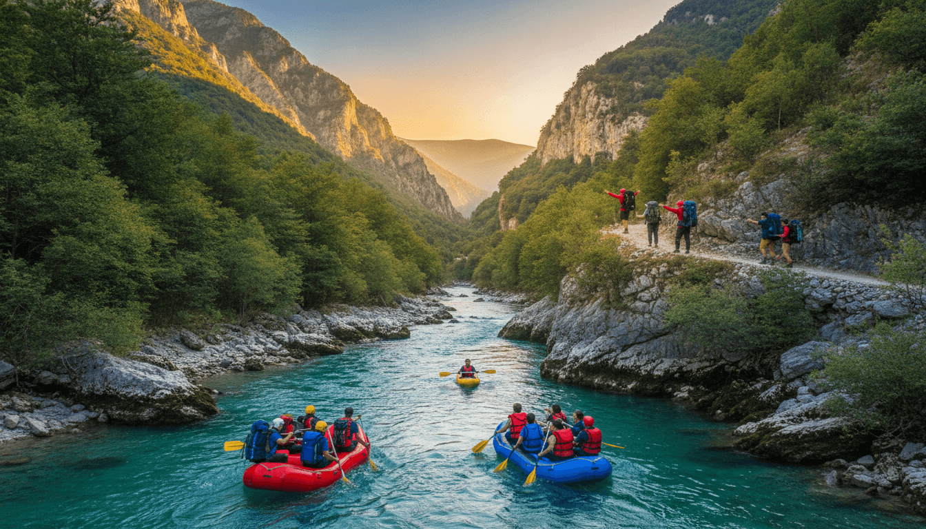 Raft, Kayak & Hike in Albania — Self-Launched