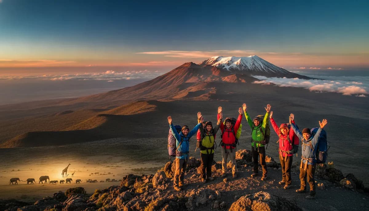 Climb Kilimanjaro via Machame Route & Go on Safari — Self-Launched