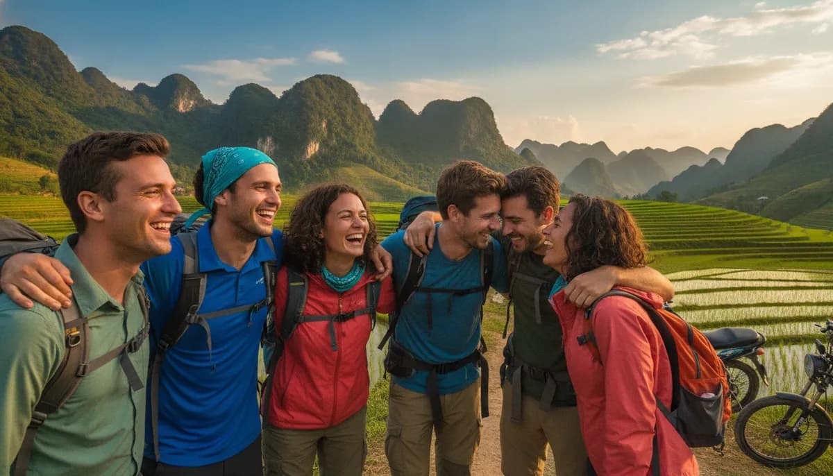 Self-Launched E-Bike the Highlands of Northern Vietnam
