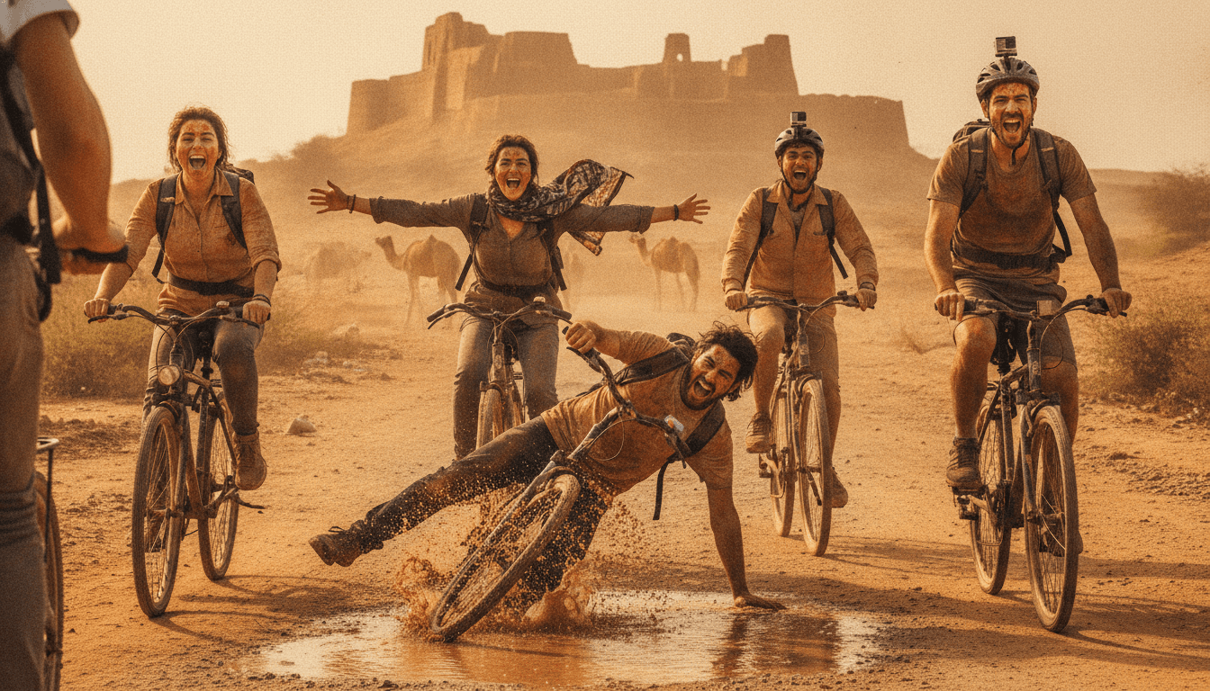 Self-Launched Cycling Through Rajasthan