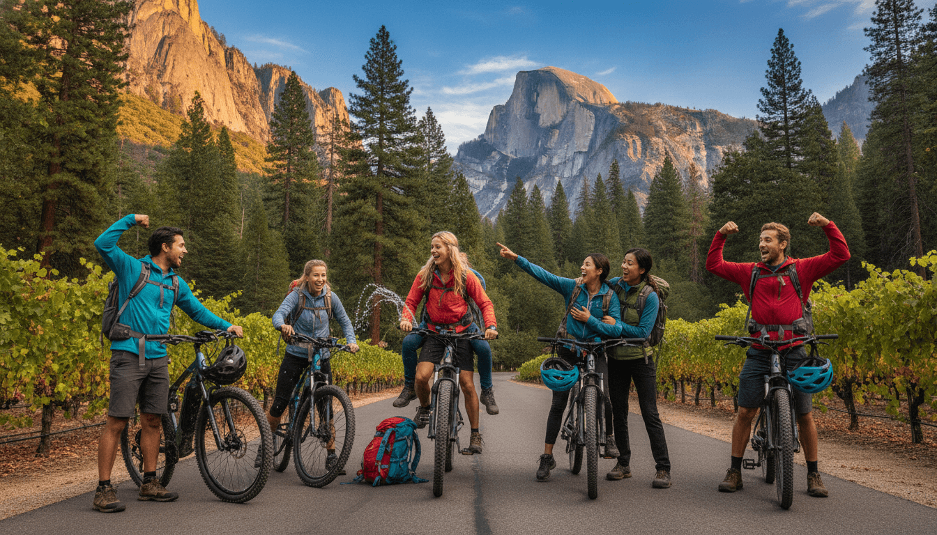 Hike & E-Bike Yosemite and California's Wine Country: The Self-Launched Version