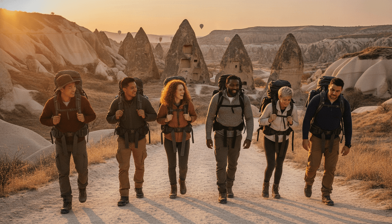 Self-Launched Walking in Cappadocia