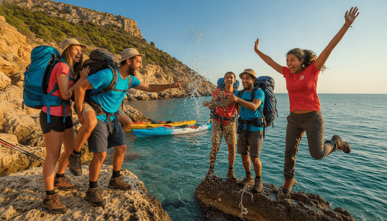 Kayak and Hike the Coast of Crete (Self-Launched)
