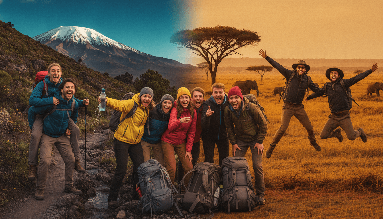 Climb Kilimanjaro via Machame Route & Go on Safari — Self-Launched