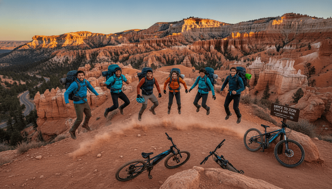Self-Launched: Hike & E-Bike Bryce and Zion National Parks