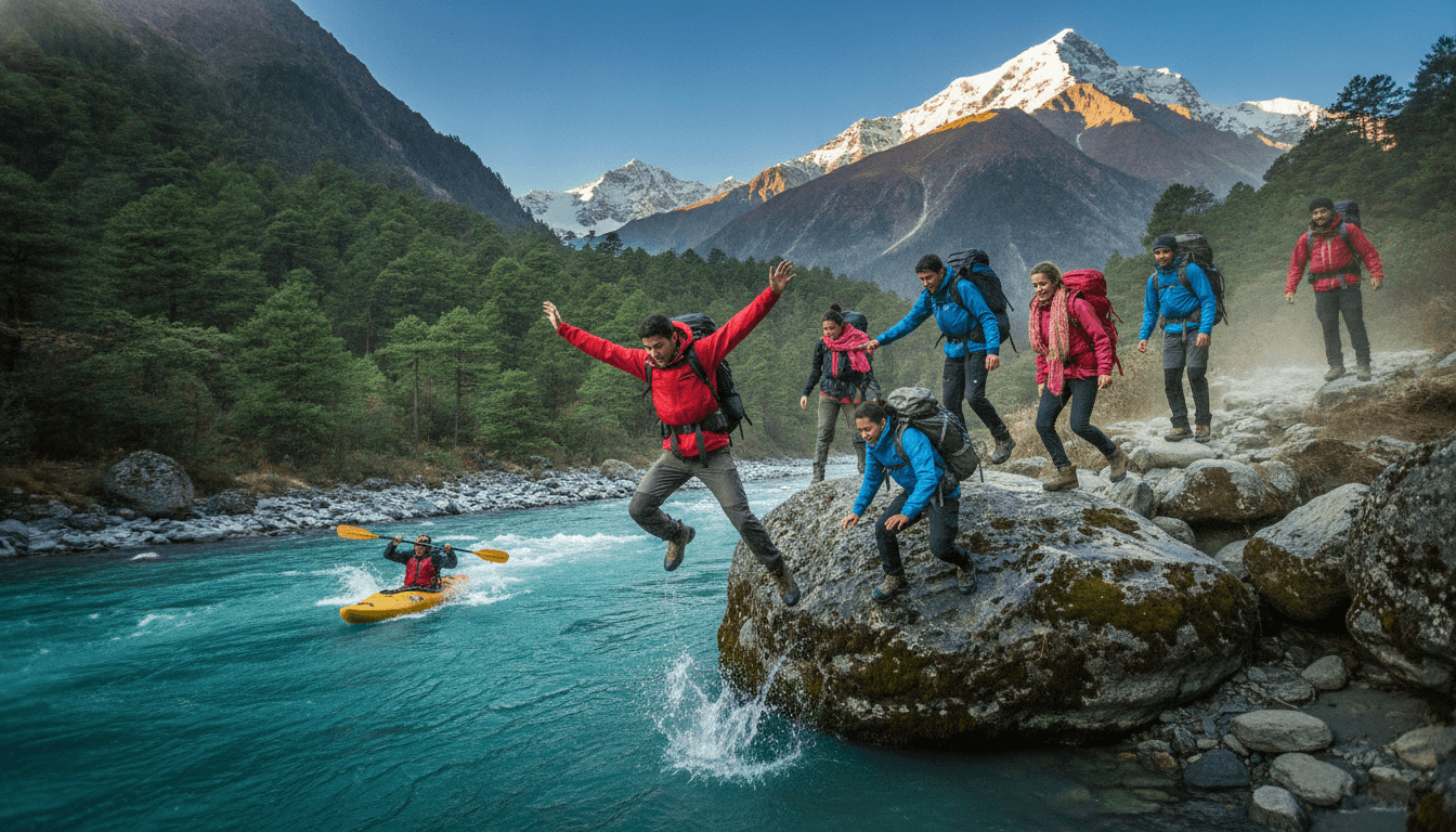 Varanasi to Kathmandu: Temples, Trails & Himalayan Hikes — Self-Launched