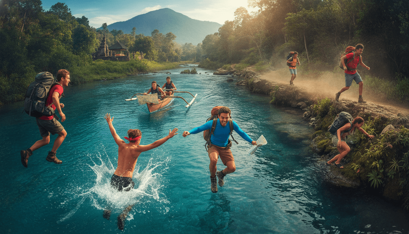 Self-Launched Coast to Coast Traverse of Bali
