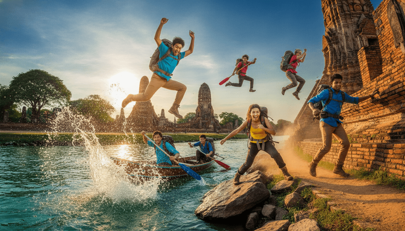 Self-Launched Bangkok Day Trip: Ayutthaya Temples & Chao Phraya River Cruise