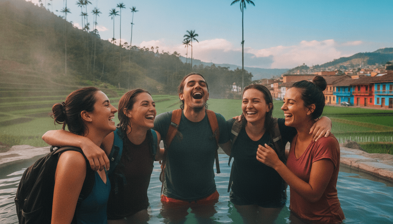 Colombian Adventure Self-Launched: Hot Springs, Cocora Valley & Bogotá Streets