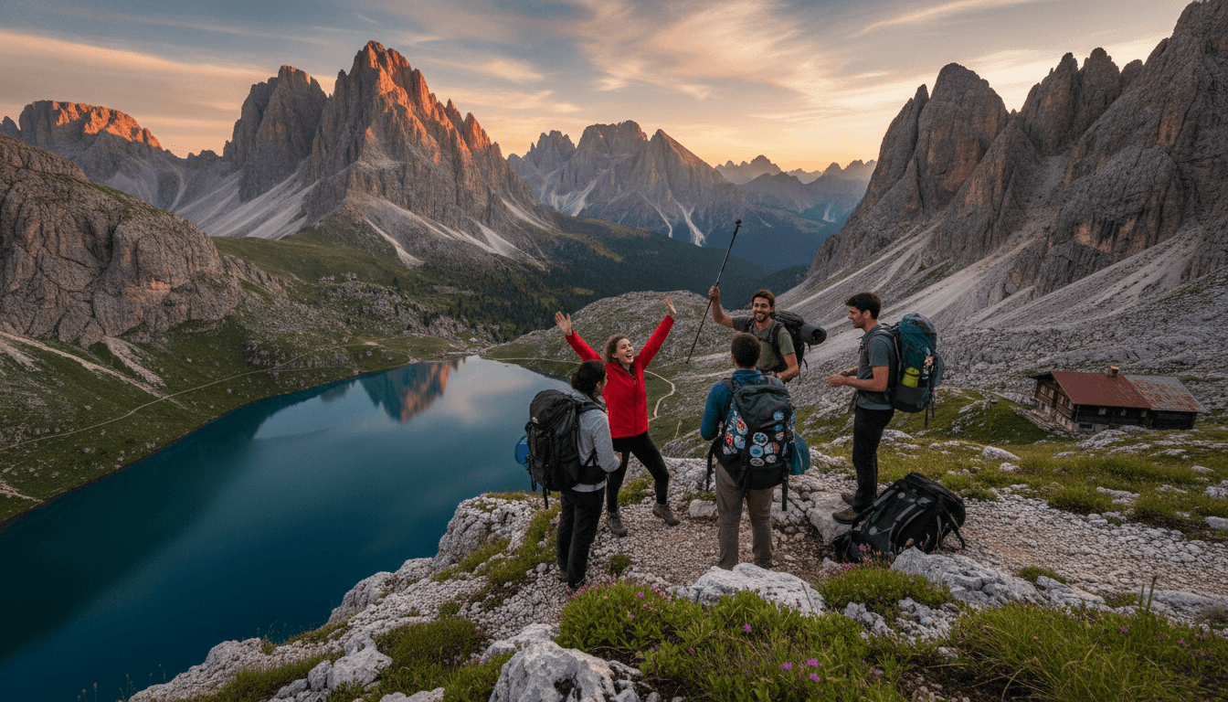 Self-Launched Hut-to-Hut Trekking on the Dolomites' Alta Via 1