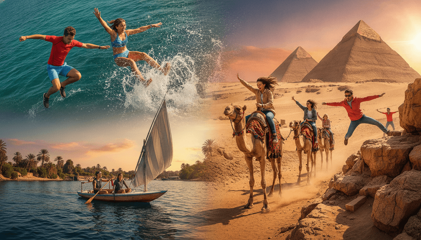 Classic Egypt with Nile Cruise + Red Sea — Self-Launched