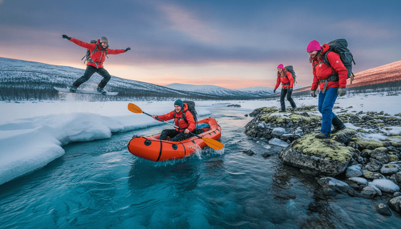 Self-Launched Winter Adventure in Finnish Lapland