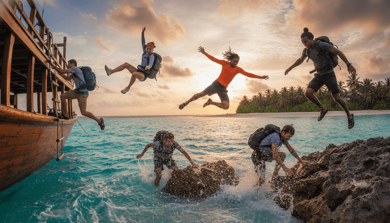 Maldives Dhoni Cruise — Self-Launched Island Hopping