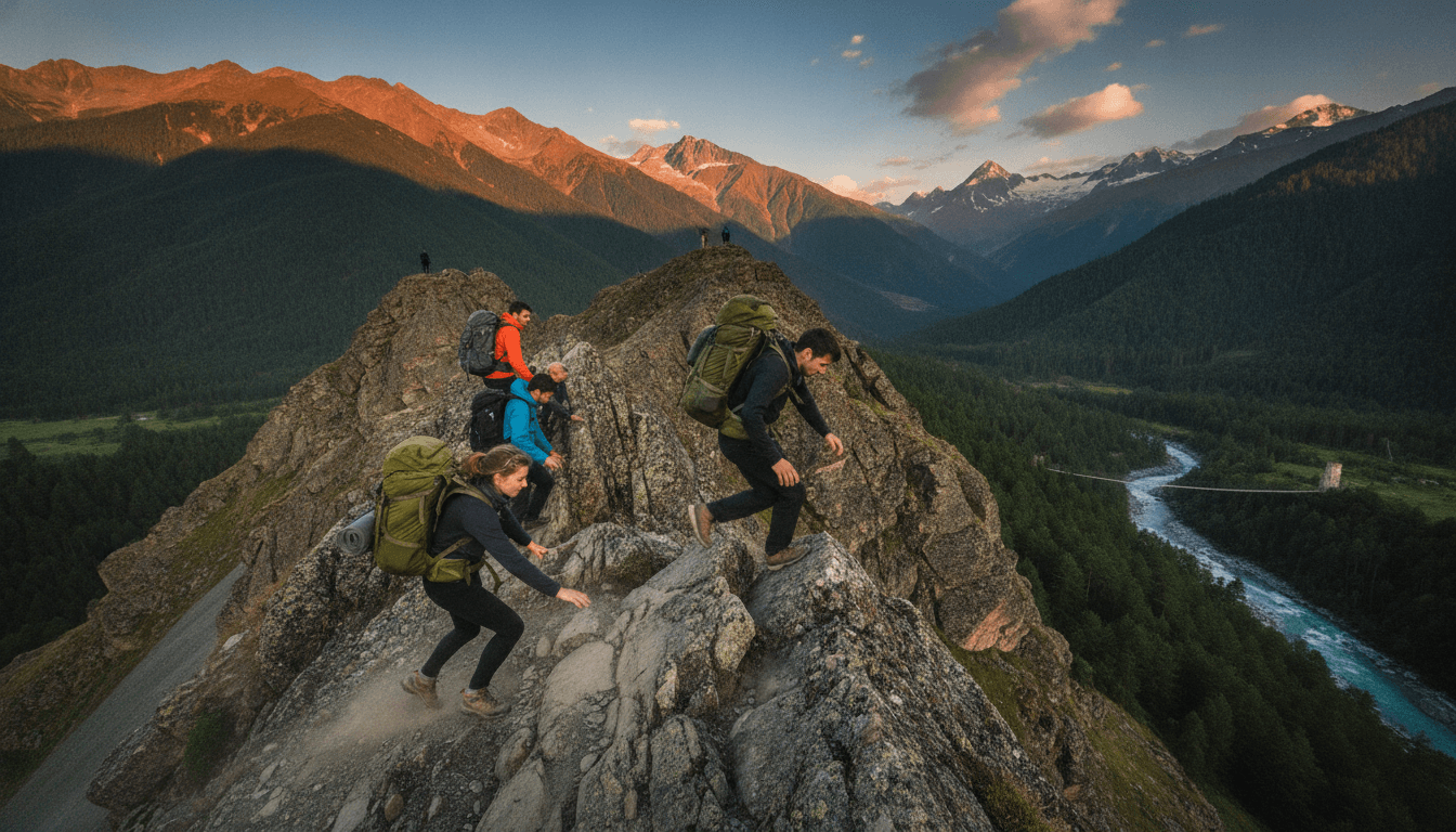 Self-Launched Trek: Caucasus Mountains & Upper Svaneti, Georgia